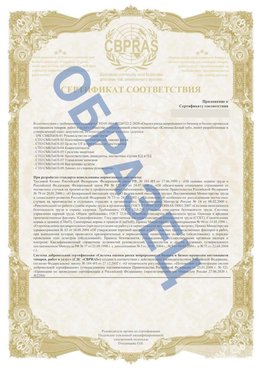 Образец Приложение к СТО 01.064.00220722.2-2020 Ковров Сертификат СТО 01.064.00220722.2-2020 